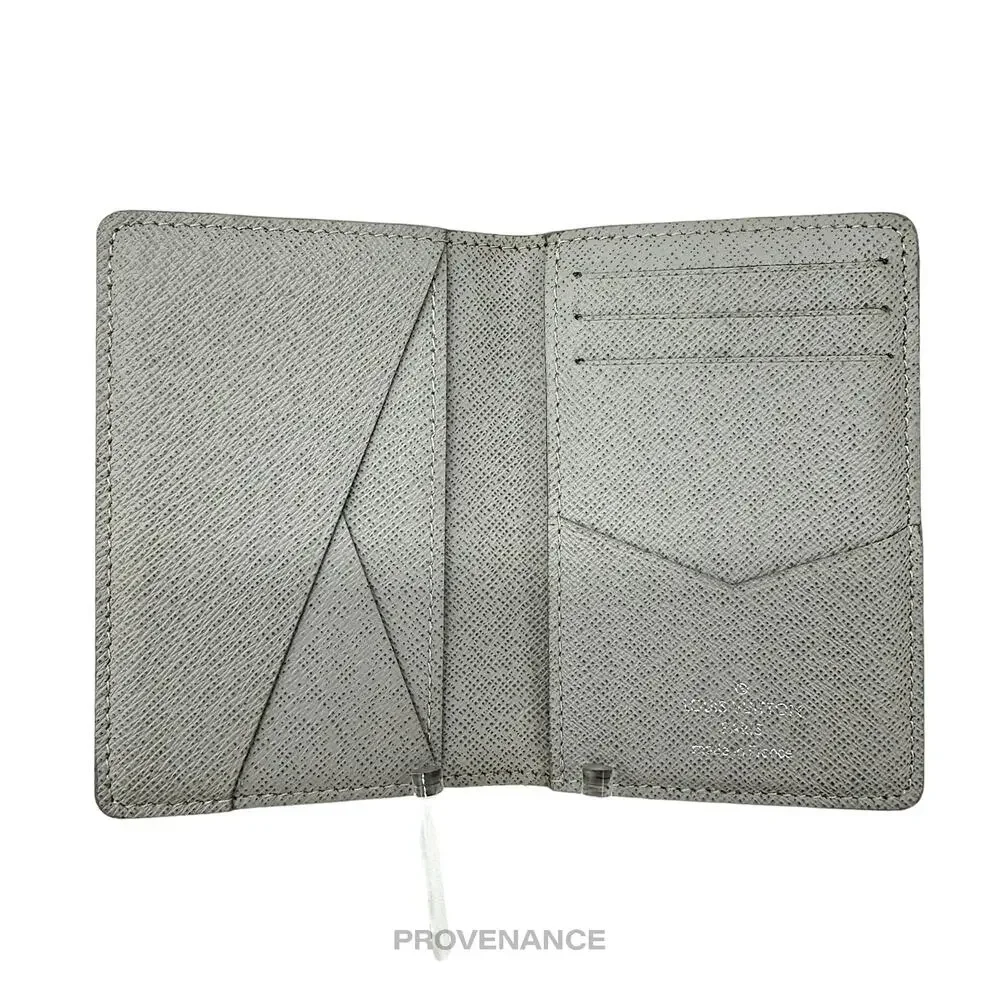🔴 Louis Vuitton Pocket Organizer Wallet - Antarctica Logos